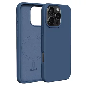 Image Чехол Etteri Apple iPhone 16 Pro Silicone Dark Blue
