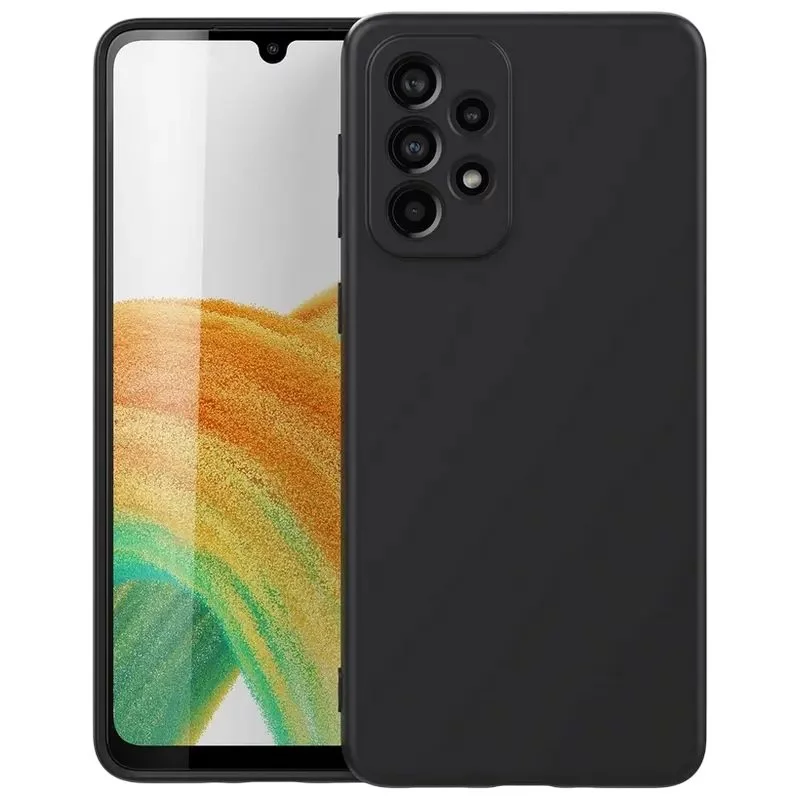 Husă Xcover Samsung Galaxy A33 Soft Touch Black
