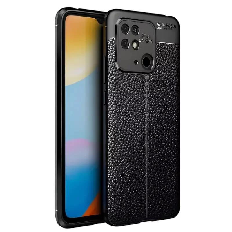 Husă Xcover Xiaomi RedMi 10C Leather Black