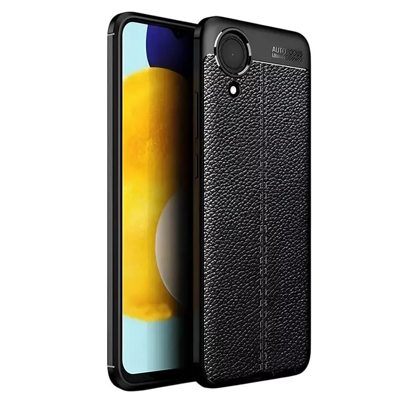 Husă Xcover Samsung Galaxy A03 core Leather Black