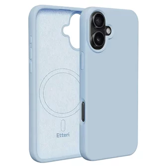 Чехол Etteri Apple iPhone 16 Silicone Light Blue