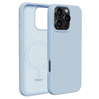 Чехол Etteri Apple iPhone 16 Pro Max Silicone Light Blue
