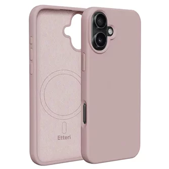 Чехол Etteri Apple iPhone 16 Silicone Light Pink
