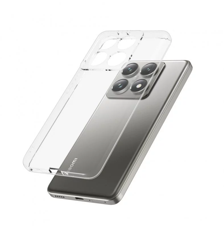 Husă WOO Xiaomi 14T Pro TPU Soft Clear