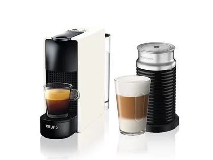 Кофемашина Nespresso Essenza Mini + Aeroccino XN111110 Black/White