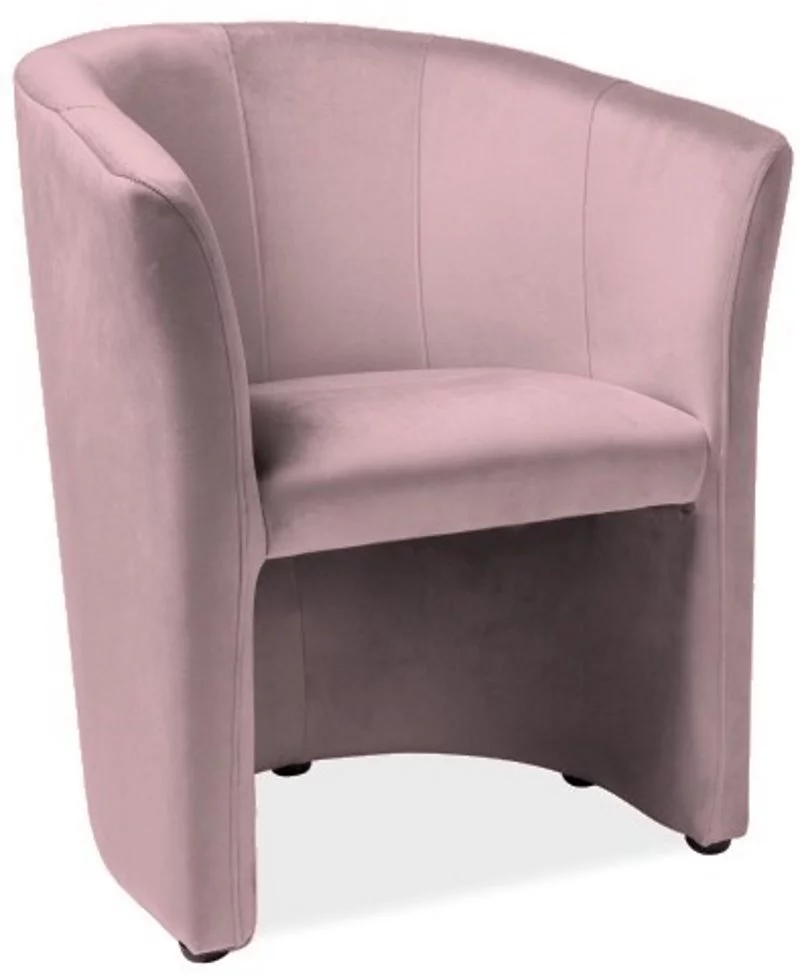 Fotoliu Signal TM-1 Velvet Antique Rose/Wenge