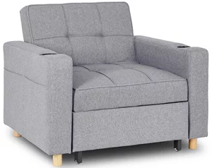 Image Кресло Mebel Elite Solor Grey/Natural Oak