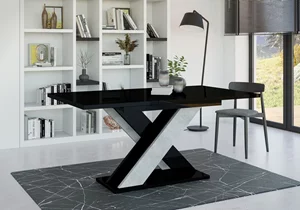 Image Masa extensibila Prospero Xao 160 Black Gloss/Concrete