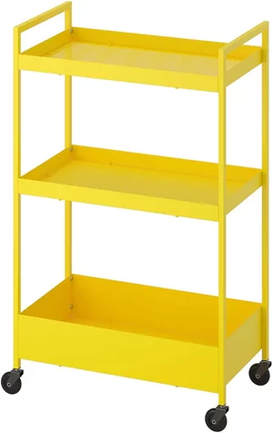 Image Стеллаж Ikea Nissafors 50.5x30x83 Yellow