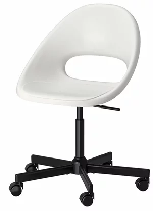 Image Офисное кресло Ikea Loberget/Malskar White/Black