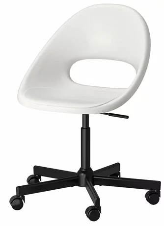 Fotoliu de birou Ikea Loberget/Malskar White/Black