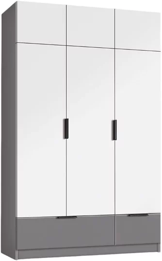 Dulap Modern Komfort 135 Slate Gray/White