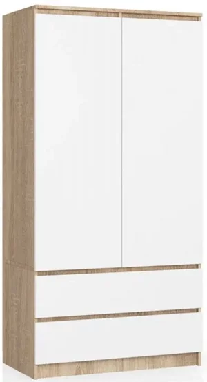 Image Шкаф Akord S90 2D2SZ Sonoma Oak/White