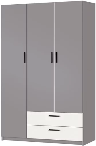 Dulap Modern Andi 120 Slate Gray/White