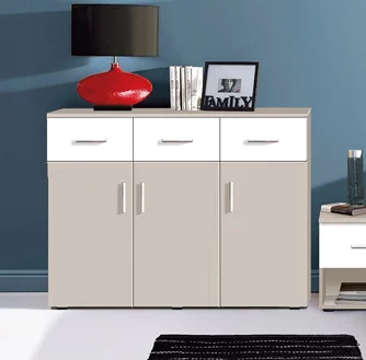 Тумба Modern Francesca 125 Cashmere/White