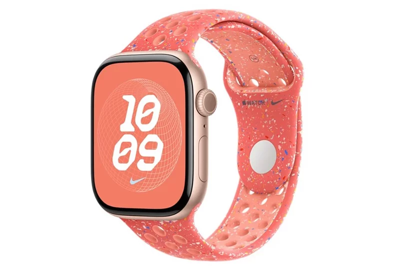 Image Умные часы Apple Watch Series 10 GPS 46mm MWX23 Rose Gold Aluminum case with Magic Ember Nike