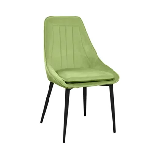 Scaun de bucatarie DP Florida HLR54 Catifea Light Green/Black
