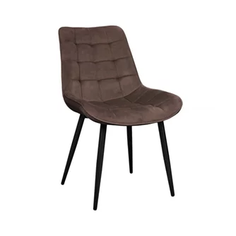 Стул для кухни DP Hans HLR49 Catifea Brown/Black
