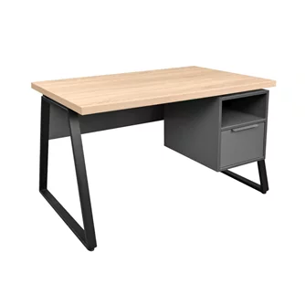 Письменный стол DP Enzo Sertar 1300x750 Sonoma/Black
