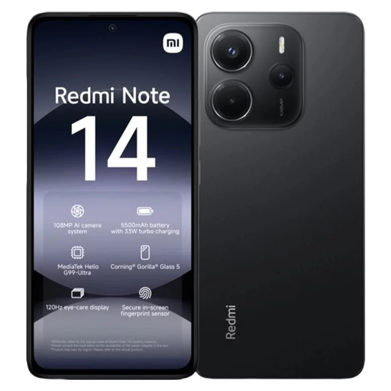 Image Мобильный телефон Xiaomi Redmi Note 14 8/256GB Black