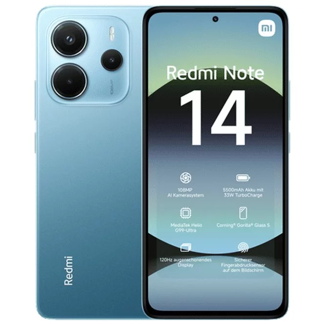 Image Мобильный телефон Xiaomi Redmi Note 14 6/128GB Blue