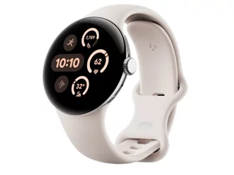 Умные часы Google Pixel Watch 3 41mm LTE Polished Silver Aluminum Case Porcelain Band