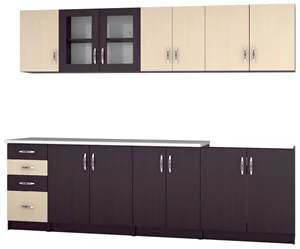 Image Кухня Marcel Prod Venus 2.6м Wenge/Birch