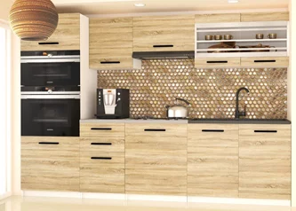 Кухня Belini Paula2 TOR PAULA2/4/WT/DS/0/B1 2.4м Sonoma Oak