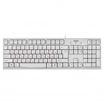 Tastatură Sven KB-S300 White RU/UK/EN