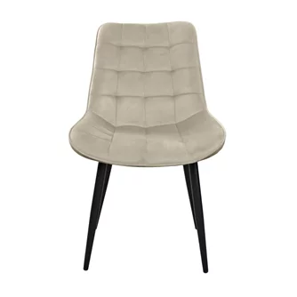 Scaun Airis Catifea Beige HLR9 Black Legs