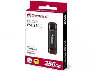 SSD portabil extern Transcend ESD310C, 256GB