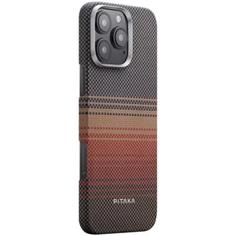 Husă Pitaka Tactile Woven case &Grip 3 for iPhone 16 Pro Sunset