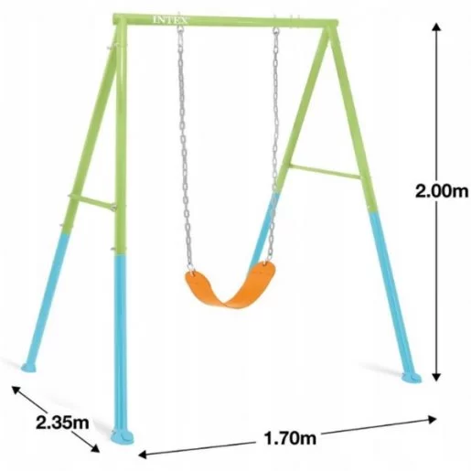 Image iNTEX leagan cu 2 scaune interschimbabile 170x235x200 cm