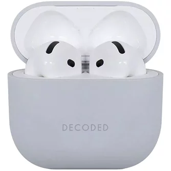 Чехол для наушников DECODED Silicone Aircase Airpods Gen 4 Gray