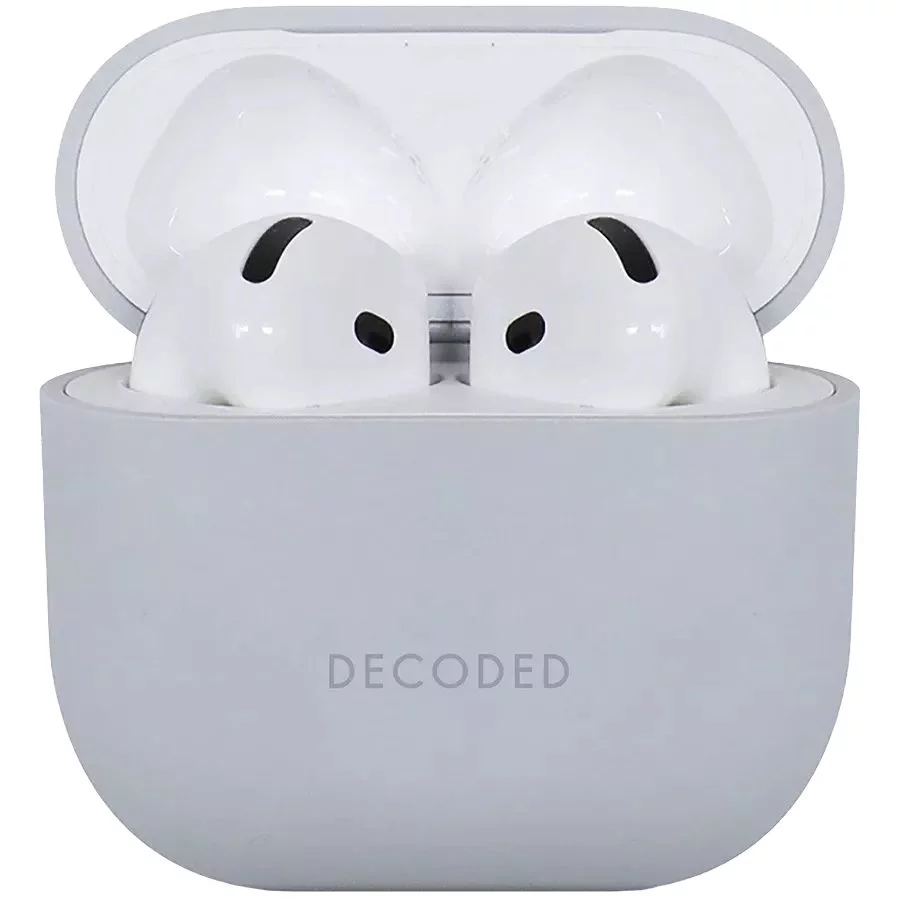 Image Чехол для наушников DECODED Silicone Aircase Airpods Gen 4 Gray