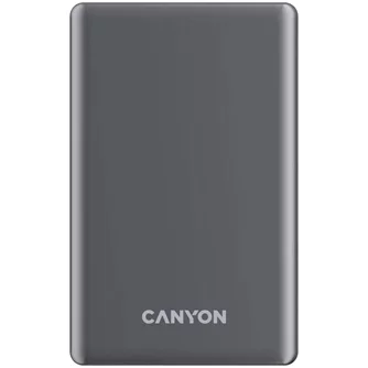 Внешний аккумулятор CANYON 505 slim Magsafe 5000 mAh PD20W Dark Grey