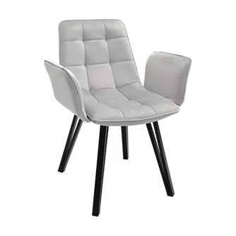 Scaun DC-18~ Grey HLR-14+Black Legs