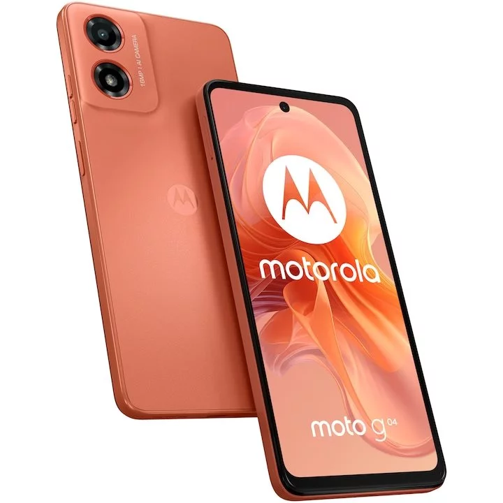 Image Мобильный телефон Motorola Moto G04 8/128Gb Sunrise Orange