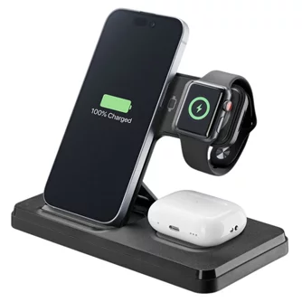 Încărcător wireless Cellularline Triple Station 3 in 1