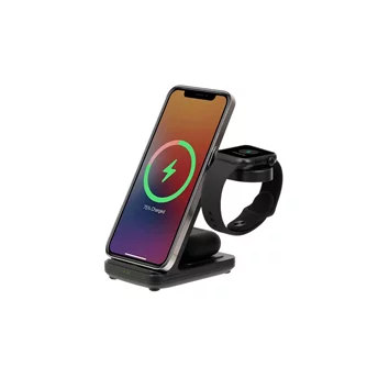 Wireless Charger 3 in 1 Rivacase VA4916 WH3, Black