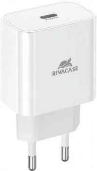 Bloc Rivacase PS4101 W00, 1 port, 20W PD USB-C, White