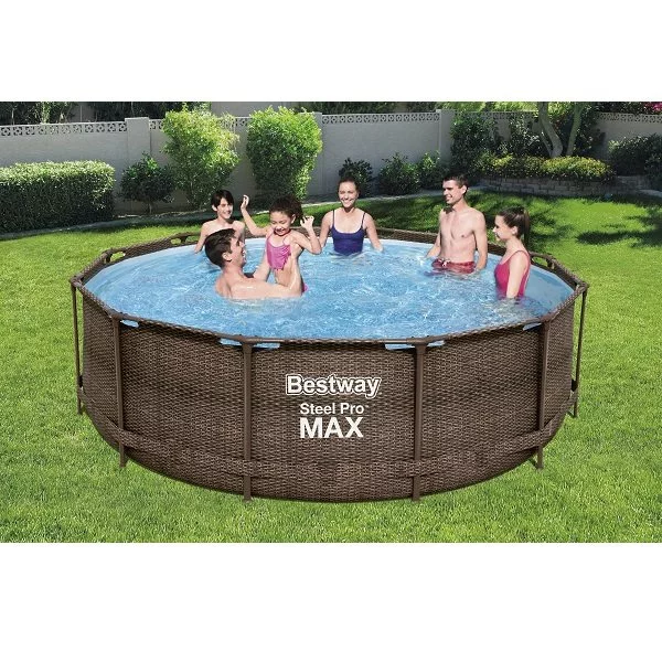 Image Piscina cu cadru metalic Bestway Steel Pro Max ROTANG Bestway 56709BW