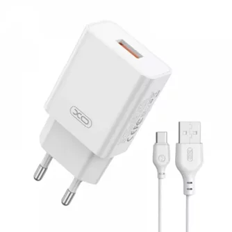 Bloc XO + Lightning Cable, 2USB, Q.C3.0+PD 20W, L137