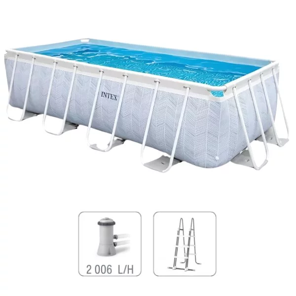 Image Piscină metalică cu cadru INTEX  400 x 200 x 100 см 26780