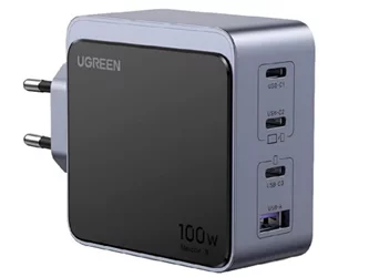Bloc UGREEN GaN S Charger 3USB-A+1*USB-C 100W X565, Black