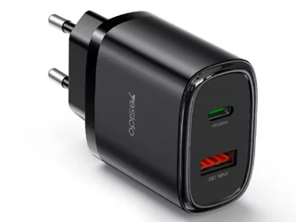 Bloc Yesido 1USB-A+1Type-C+1Lighting 30W Max with Cable Type-C YC52