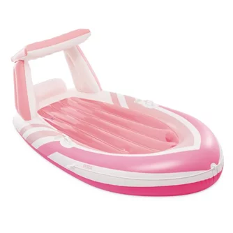 Надувной плот Pink Paradise Boat Float, 257x135 cm