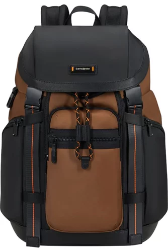 Rucsac Samsonite RELYON M 15.6+FLAP TOFFEE/APRICOT