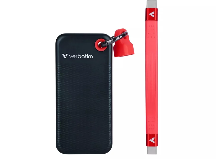 Image Hard disk extern VERBATIM M.2 External SSD 1.0TB Verbatim Pocket USB 3.2 Gen 2