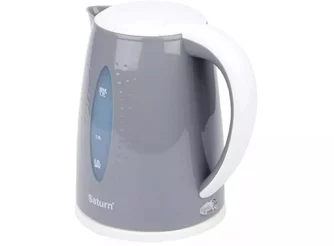 Fierbator de apa el. Saturn ST-EK8438U Gri deschis/Alb
